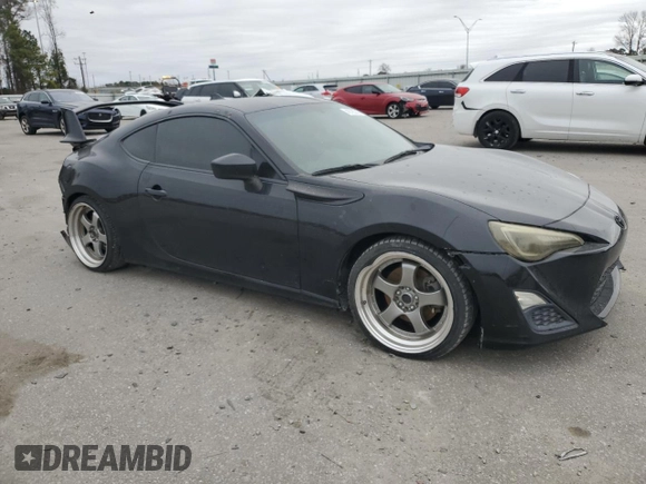 2013 Scion FR-S with VIN JF1ZNAA10D1721382, listed as a Copart auction lot 43795745 with 158,269 mi miles and Salvage Title. Bid and sale history available at carsss.com. Image 4.
