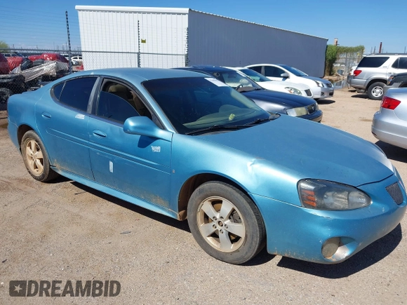 2006 Pontiac Grand Prix z VIN 2G2WP552161161794, wystawiony jako IAAI lot #42408053 z przebiegiem Nie podano mil oraz . Historia ofert i sprzedaży dostępna na DreamBid. Obrazek 1.