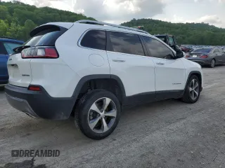 2021 Jeep Cherokee Limited with VIN 1C4PJMDX8MD184726, listed as a Copart auction lot 57067075 with Not provided miles and Salvage title. Bid and sale history available at DreamBid. Image 3.