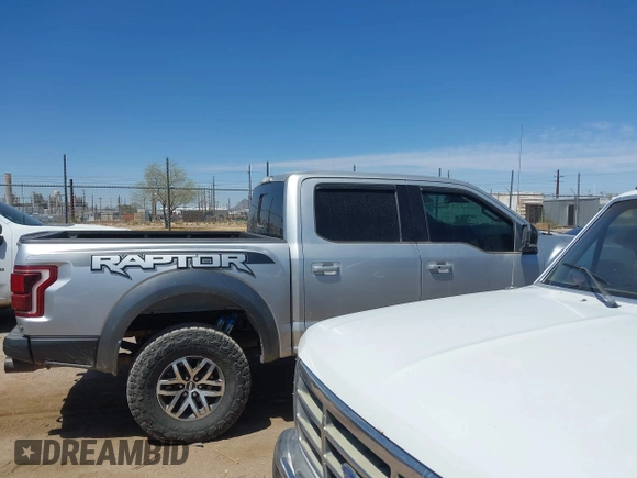 2017 Ford F-150 Raptor with VIN 1FTFW1RG1HFA74342, listed as a IAAI auction lot 42046612 with 139,618 mi miles and . Bid and sale history available at carsss.com. Image 14.