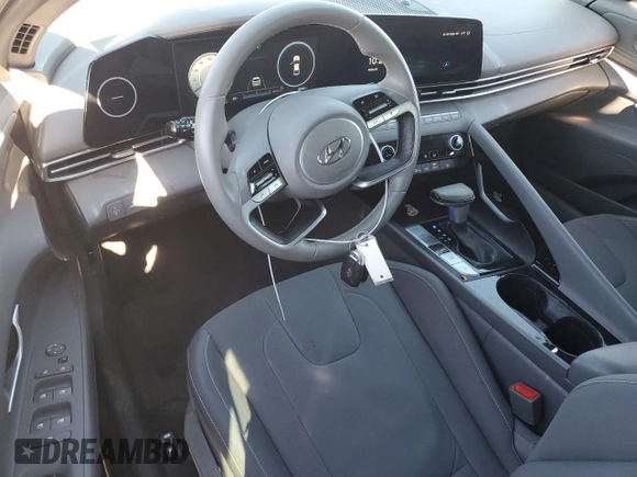 2023 Hyundai Elantra SEL with VIN KMHLS4AG3PU496730, listed as a Copart auction lot 45937035 with 40,453 mi miles and Salvage Title. Bid and sale history available at DreamBid. Image 8.