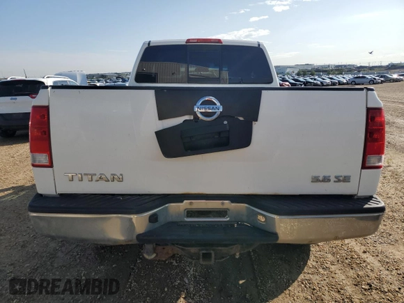 2007 Nissan Titan XE with VIN 1N6AA06B77N205996, listed as a Copart auction lot 62764125 with 287,697 mi miles and Clean title. Bid and sale history available at DreamBid. Image 6.