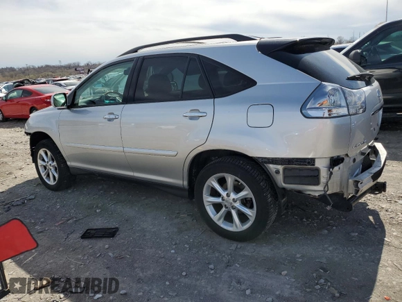 2009 Lexus RX 350 with VIN 2T2HK31U79C113863, listed as a Copart auction lot 50185735 with 127,593 mi miles and Salvage Title. Bid and sale history available at DreamBid. Image 2.