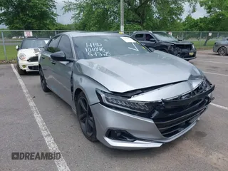 2021 Honda Accord Sport with VIN 1HGCV2F31MA000330, listed as a IAAI auction lot 42388602 with 48,256 mi miles and . Bid and sale history available at DreamBid. Image 1.