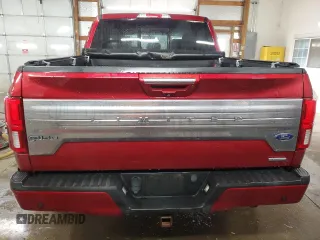 2018 Ford F-150 XL with VIN 1FTEW1EG6JFA58502, listed as a Copart auction lot 43401285 with 127,424 mi miles and Salvage Title. Bid and sale history available at carsss.com. Image 6.
