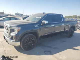 2021 GMC Sierra 1500 Limited SLT with VIN 1GTU9DET6MZ167028, listed as a Copart auction lot 76296864 with 31,193 mi miles and Salvage Title. Bid and sale history available at carsss.com. Image 1.