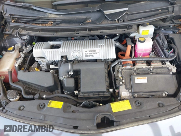 2013 Toyota Prius One with VIN JTDKN3DU0D1712405, listed as a IAAI auction lot 42126912 with 79,421 mi miles and . Bid and sale history available at DreamBid. Image 10.
