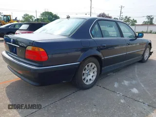 2000 BMW 7 Series 740iL with VIN WBAGH8340YDP17276, listed as a IAAI auction lot 42409461 with 185,220 mi miles and . Bid and sale history available at DreamBid. Image 4.
