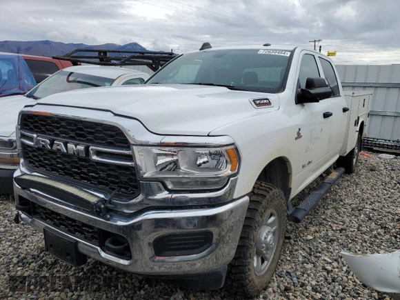 2022 Ram 3500 Tradesman with VIN 3C63R3GL7NG277002, listed as a Copart auction lot 72639464 with 33,137 mi miles and Salvage Title. Bid and sale history available at carsss.com. Image 1.