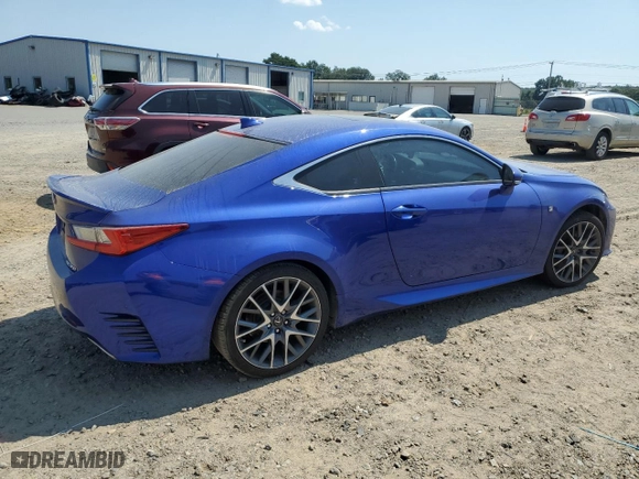 2015 Lexus RC 350 with VIN JTHHE5BC7F5006056, listed as a Copart auction lot 70488054 with 110,687 mi miles and Salvage Title. Bid and sale history available at carsss.com. Image 3.