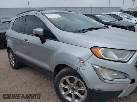 2018 Ford EcoSport SE with VIN MAJ3P1TE1JC183355, listed as a IAAI auction lot 41806498 with 112,558 mi miles. Bid and sale history available at carsss.com. Image 6.