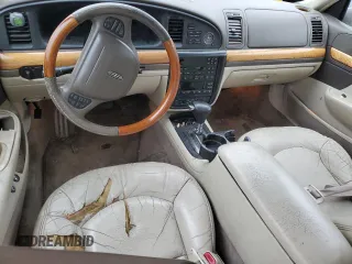 2001 Lincoln Continental with VIN 1LNHM97V01Y711340, listed as a Copart auction lot 78839344 with 0 mi miles and Salvage Title. Bid and sale history available at carsss.com. Image 8.