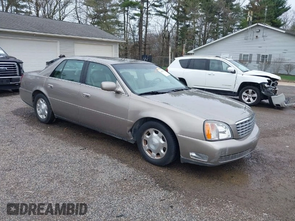 2002 Cadillac DeVille z VIN 1G6KD54Y32U108623, wystawiony jako IAAI lot #41957171 z przebiegiem 136 941 mil mil oraz . Historia ofert i sprzedaży dostępna na DreamBid. Obrazek 1.