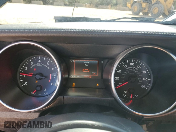 2018 Ford Mustang EcoBoost with VIN 1FA6P8TH6J5153854, listed as a Copart auction lot 49297695 with 74,670 mi miles and Salvage Title. Bid and sale history available at carsss.com. Image 9.