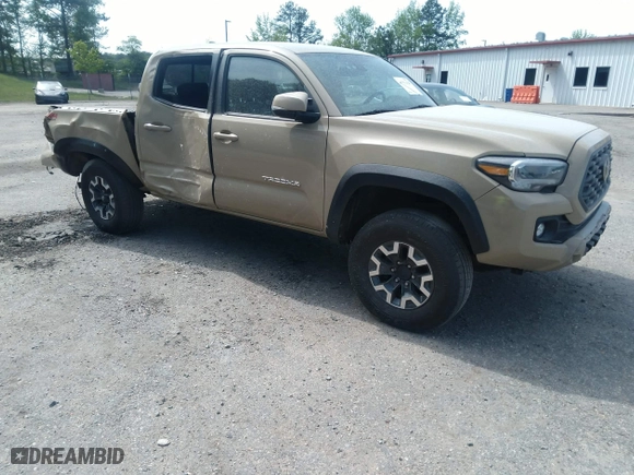 2020 Toyota Tacoma 4WD SR5 with VIN 3TMCZ5AN2LM356140, listed as a IAAI auction lot 41751425 with 80,671 mi miles. Bid and sale history available at carsss.com. Image 1.