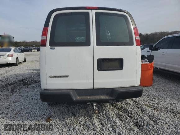 2017 Chevrolet Express Cargo with VIN 1GCWGAFF4H1351037, listed as a Copart auction lot 43127665 with Not Provided miles and Non Repairable. Bid and sale history available at DreamBid. Image 6.
