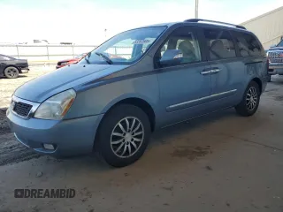 2011 Kia Sedona EX with VIN KNDMH4C70B6369158, listed as a Copart auction lot 53392605 with 0 mi miles and Clean Title. Bid and sale history available at carsss.com. Image 1.