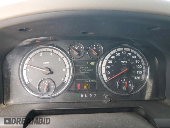 2011 Ram 2500 ST with VIN 3D7TP2CT8BG610226, listed as a Copart auction lot 42778455 with 107,499 mi miles and Clean title. Bid and sale history available at DreamBid. Image 9.