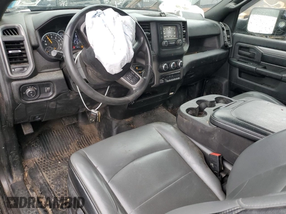 2022 Ram 2500 Tradesman with VIN 3C6MR5AJ5NG169825, listed as a Copart auction lot 50796205 with 75,897 mi miles and Salvage title. Bid and sale history available at DreamBid. Image 8.