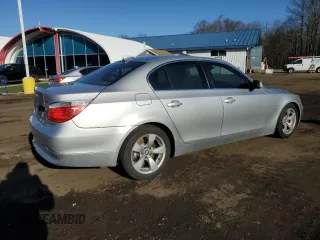 2006 BMW 5 Series 530i with VIN WBANE73526CM30060, listed as a Copart auction lot 49921775 with 168,962 mi miles and Salvage Title. Bid and sale history available at carsss.com. Image 3.