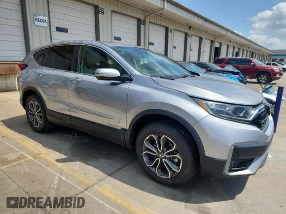 2020 Honda CR-V EX-L with VIN 2HKRW2H88LH671645, listed as a Copart auction lot 61898125 with 38,516 mi miles and Salvage title. Bid and sale history available at DreamBid. Image 4.