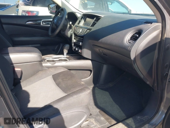 2020 Nissan Pathfinder S with VIN 5N1DR2AN5LC643553, listed as a IAAI auction lot 40581997 with 99,062 mi miles. Bid and sale history available at carsss.com. Image 5.