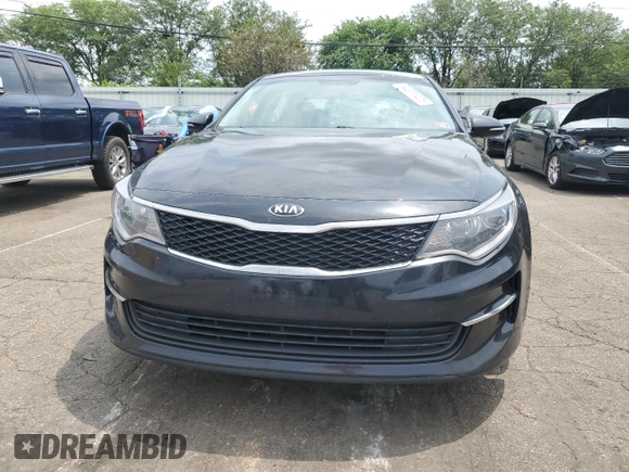 2018 Kia Optima S with VIN 5XXGT4L35JG265497, listed as a Copart auction lot 64371405 with 103,327 mi miles and Salvage title. Bid and sale history available at DreamBid. Image 5.