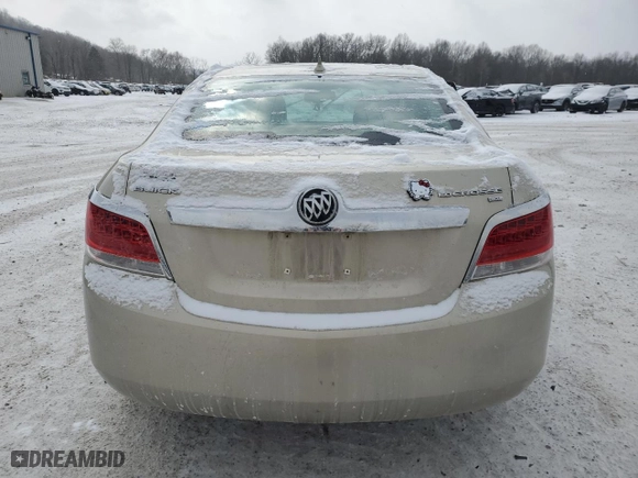 2011 Buick LaCrosse CXL with VIN 1G4GC5ED5BF145707, listed as a Copart auction lot 46046195 with 179,171 mi miles and Salvage Title. Bid and sale history available at carsss.com. Image 6.