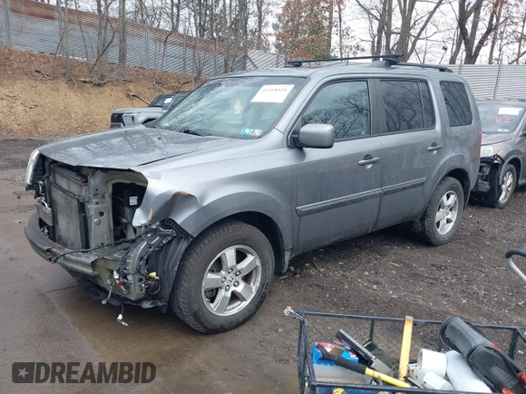 2009 Honda Pilot EX-L with VIN 5FNYF48669B033858, listed as a IAAI auction lot 41918525 with 161,605 mi miles and . Bid and sale history available at carsss.com. Image 2.