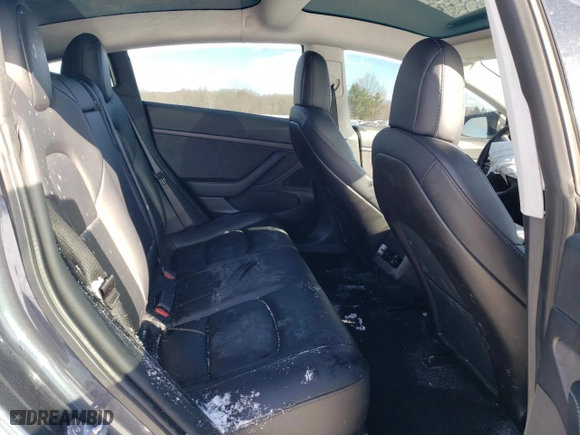 2020 Tesla Model 3 Standard Range Plus with VIN 5YJ3E1EA0LF739266, listed as a Copart auction lot 46327055 with 41,726 mi miles and Salvage Title. Bid and sale history available at carsss.com. Image 10.