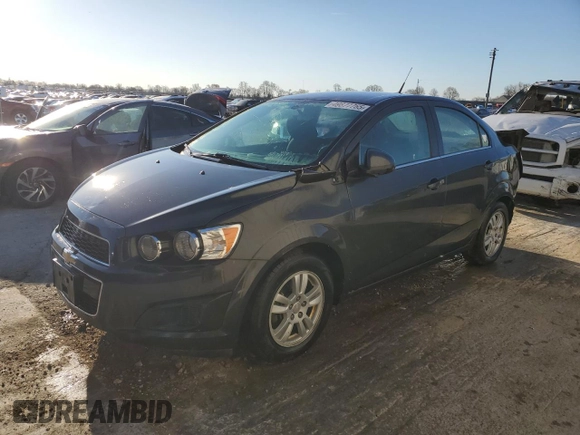 2014 Chevrolet Sonic LT with VIN 1G1JC5SH7E4220059, listed as a Copart auction lot 49877765 with 136,896 mi miles and Salvage Title. Bid and sale history available at DreamBid. Image 1.