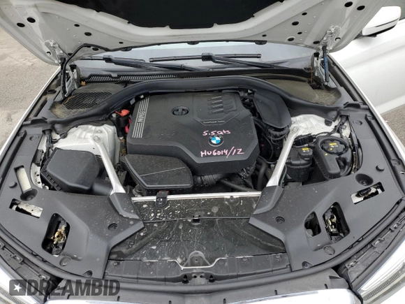 2021 BMW 5 Series 530i xDrive with VIN WBA13BJ07MCF93964, listed as a Copart auction lot 57125345 with 59,216 mi miles and Salvage title. Bid and sale history available at DreamBid. Image 11.
