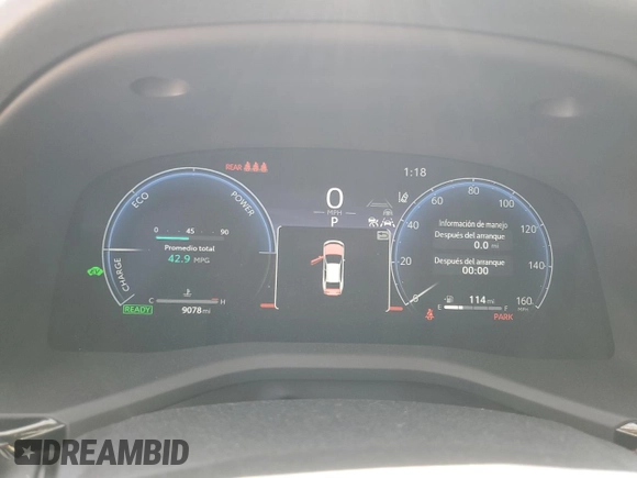 2025 Toyota Camry LE z VIN 4T1DAACK4SU520274, wystawiony jako Copart lot #54437705 z przebiegiem 9 078 mil mil oraz Czysty tytuł • Clean title. Historia ofert i sprzedaży dostępna na DreamBid. Obrazek 9.