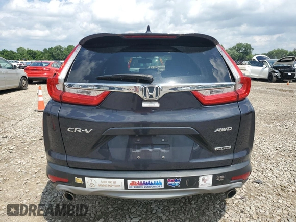 2018 Honda CR-V Touring with VIN 2HKRW2H9XJH605264, listed as a Copart auction lot 61500315 with 106,616 mi miles and Salvage title. Bid and sale history available at DreamBid. Image 6.