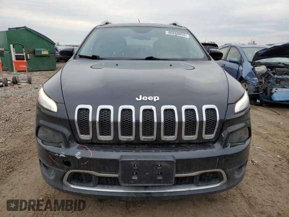 2016 Jeep Cherokee Limited with VIN 1C4PJMDB1GW328386, listed as a Copart auction lot 46660055 with 75,858 mi miles and Salvage Title. Bid and sale history available at DreamBid. Image 5.