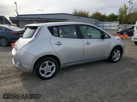 2011 Nissan LEAF SL-e with VIN JN1AZ0CP5BT009476, listed as a Copart auction lot 52208025 with 144,475 mi miles and Clean Title. Bid and sale history available at carsss.com. Image 3.