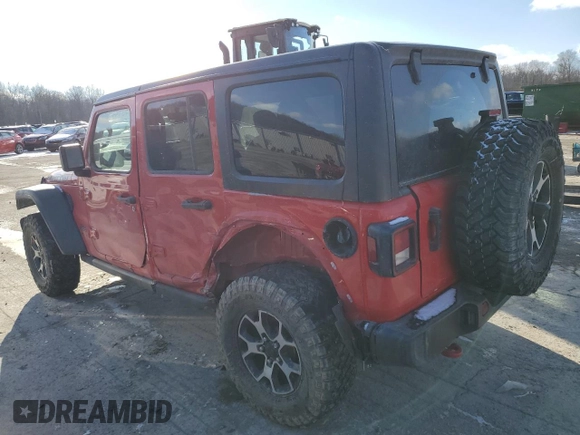2022 Jeep Wrangler Unlimited Rubicon z VIN 1C4HJXFN1NW134502, wystawiony jako Copart lot #84514584 z przebiegiem 39 900 mil mil oraz Szkoda całkowita • Salvage title. Historia ofert i sprzedaży dostępna na DreamBid. Obrazek 2.