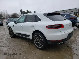 2016 Porsche Macan S with VIN WP1AB2A55GLB51556, listed as a Copart auction lot 50081985 with 53,555 mi miles and Salvage Title. Bid and sale history available at DreamBid. Image 2.