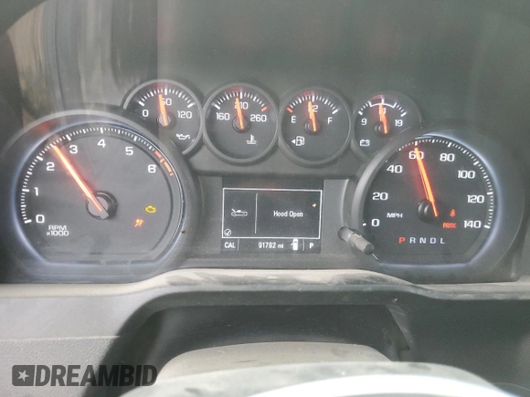 2020 GMC Sierra 1500 with VIN 3GTN8AEF1LG323667, listed as a Copart auction lot 79236084 with 91,792 mi miles and Clean Title. Bid and sale history available at DreamBid. Image 9.
