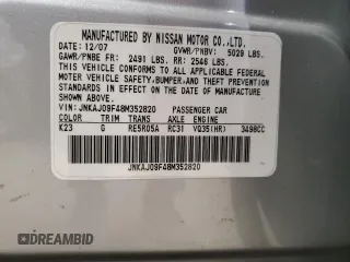 2008 Infiniti EX Journey with VIN JNKAJ09F48M352820, listed as a Copart auction lot 83404474 with 156,772 mi miles and Non Repairable. Bid and sale history available at DreamBid. Image 13.