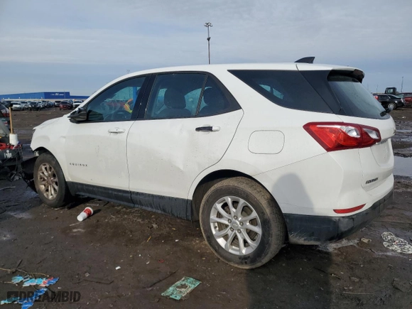 2019 Chevrolet Equinox LS with VIN 3GNAXHEV3KS606558, listed as a Copart auction lot 46854435 with 97,351 mi miles and Salvage Title. Bid and sale history available at carsss.com. Image 2.
