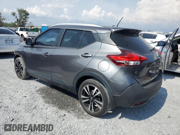 2020 Nissan Kicks SV with VIN 3N1CP5CV0LL519251, listed as a Copart auction lot 55970485 with 50,165 mi miles and Non repairable. Bid and sale history available at DreamBid. Image 2.