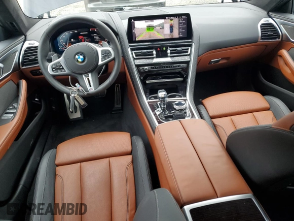 2024 BMW 8 Series M850i with VIN WBAGV8C00RCR84642, listed as a Copart auction lot 81367034 with 2,058 mi miles and Salvage Title. Bid and sale history available at carsss.com. Image 8.