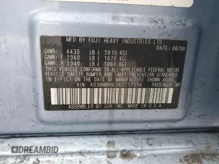 2010 Subaru Legacy Premium All-Weather Anniversary with VIN 4S3BMBH62A3217356, listed as a Copart auction lot 47146575 with 128,248 mi miles and Salvage title. Bid and sale history available at DreamBid. Image 15.