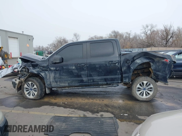 2018 Ford F-150 XL with VIN 1FTEW1EP6JKF10214, listed as a IAAI auction lot 41528410 with 52,244 mi miles and . Bid and sale history available at carsss.com. Image 14.