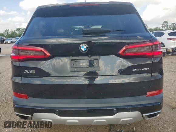 2019 BMW X5 xDrive40i with VIN 5UXCR6C54KLL35873, listed as a Copart auction lot 64989745 with 129,538 mi miles and Salvage title. Bid and sale history available at DreamBid. Image 6.