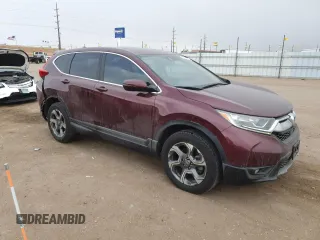 2017 Honda CR-V EX with VIN 2HKRW2H51HH638225, listed as a Copart auction lot 49729385 with 134,989 mi miles and Salvage Title. Bid and sale history available at carsss.com. Image 4.