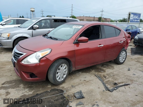 2016 Nissan Versa SV with VIN 3N1CN7AP3GL885930, listed as a Copart auction lot 46919535 with 166,539 mi miles and Non Repairable. Bid and sale history available at DreamBid. Image 1.