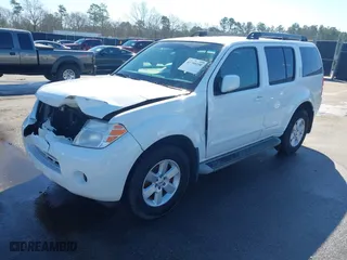 2012 Nissan Pathfinder SV with VIN 5N1AR1NN7CC638183, listed as a IAAI auction lot 41748290 with 164,610 mi miles. Bid and sale history available at carsss.com. Image 2.