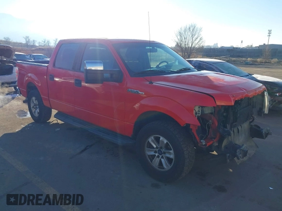 2012 Ford F-150 XL with VIN 1FTEW1CM6CKD07013, listed as a IAAI auction lot 41322499 with 184,291 mi miles. Bid and sale history available at carsss.com. Image 1.